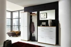 Armoire Vestiaire Tosun 59cm Avec 2 Portes - Blanc/chêne -EMOB-MEUBLES Ventes Top 178 pe dek b 6a15