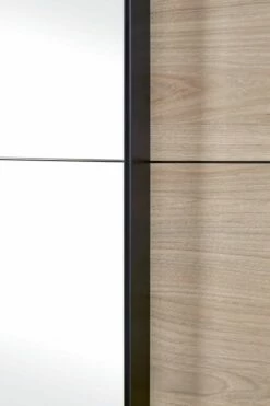 Armoire Lavio 253cm Avec Miroir - Décor Chêne/noir 9 Armoire Lavio 253cm Avec Miroir - Décor Chêne/noir -EMOB-MEUBLES Ventes VIOLA KL3S detai fee5