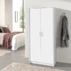Armoire Ray 80cm Avec 2 Portes - Blanc
