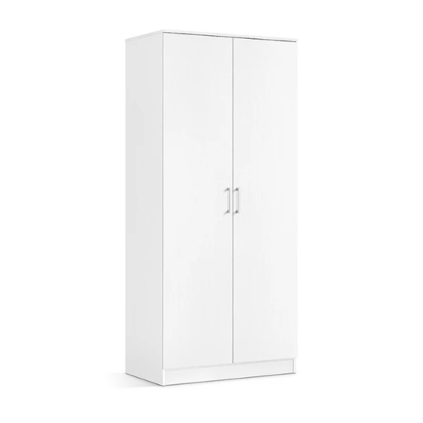 Armoire Ray 80cm Avec 2 Portes - Blanc 6 Armoire Ray 80cm Avec 2 Portes - Blanc – Image 6